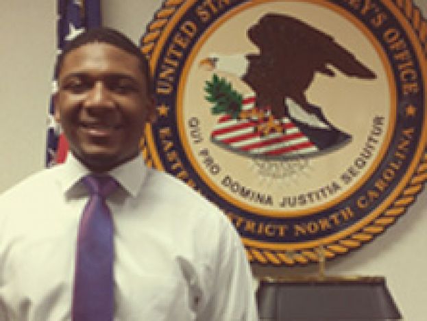 A SAU’s scholar interns with the U.S. Attorney’s Office